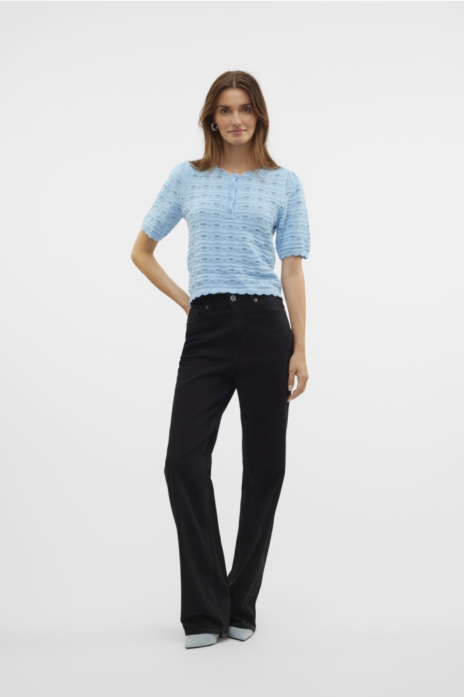VMSHELBY SS O-NECK PULLOVER BOO 10321768 AIRY BLUE
